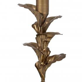 Portacandele Dorato Ferro 9,5 x 9,5 x 21 cm