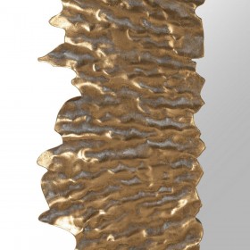 Specchio da parete Dorato Cristallo Ferro 74 x 7,5 x 74 cm