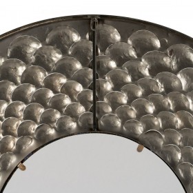 Specchio da parete Dorato Cristallo Ferro 100 x 3 x 100 cm