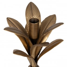 Portacandele Dorato Ferro 15 x 15 x 43 cm