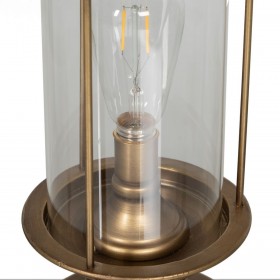 Lampada da tavolo Dorato Cristallo Ferro 40 W 27 x 27 x 58 cm