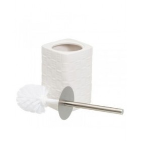 Scopino per il Bagno Bianco Ceramica 11 x 11 x 33 cm