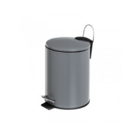 Cestino a pedale Grigio 3 L