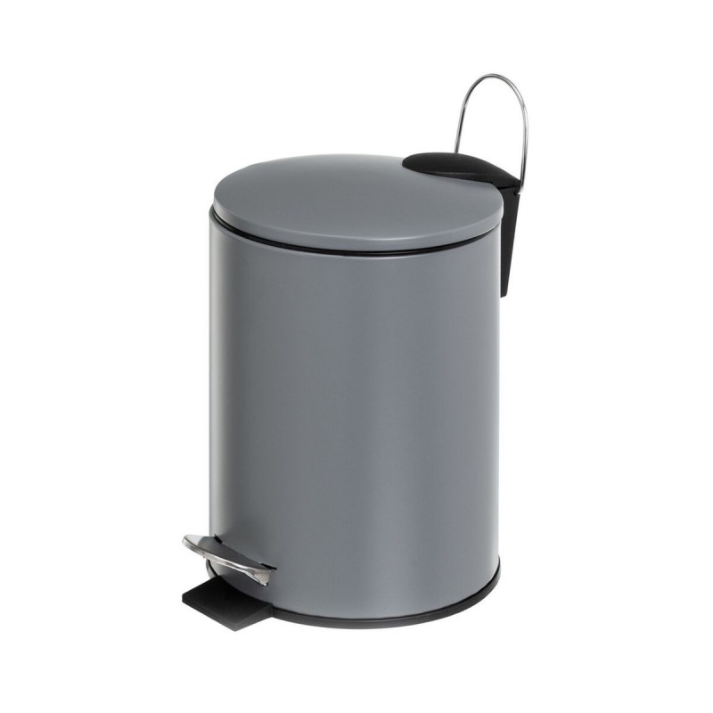 Cestino a pedale Grigio 3 L