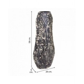 Vaso Alexandra House Living Nero Ferro 9 x 58 x 26 cm