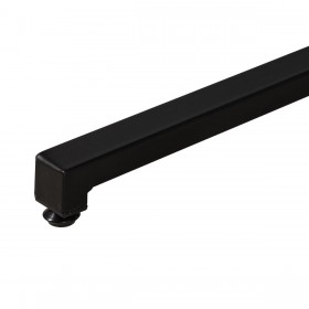 Tavolo Nero Naturale Legno MDF 60 x 60 x 75 cm