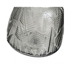 Vaso Grigio Vetro 15 x 15 x 15 cm