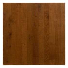 Tavolo Nero Naturale Legno MDF 80 x 80 x 75 cm