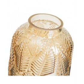 Vaso Ambra Vetro 15 x 15 x 20 cm