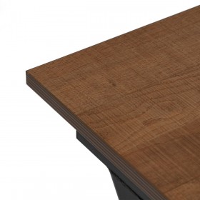 Scrivania Legno MDF Naturale 120 x 60 x 75 cm