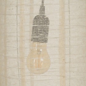 Lampadario Beige Ferro 220-240 V 20 x 20 x 42,5 cm