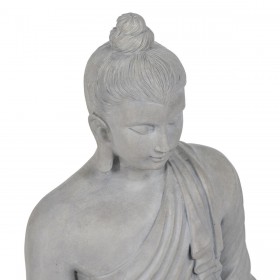Scultura Grigio Resina 46,3 x 34,5 x 61,5 cm Buddha