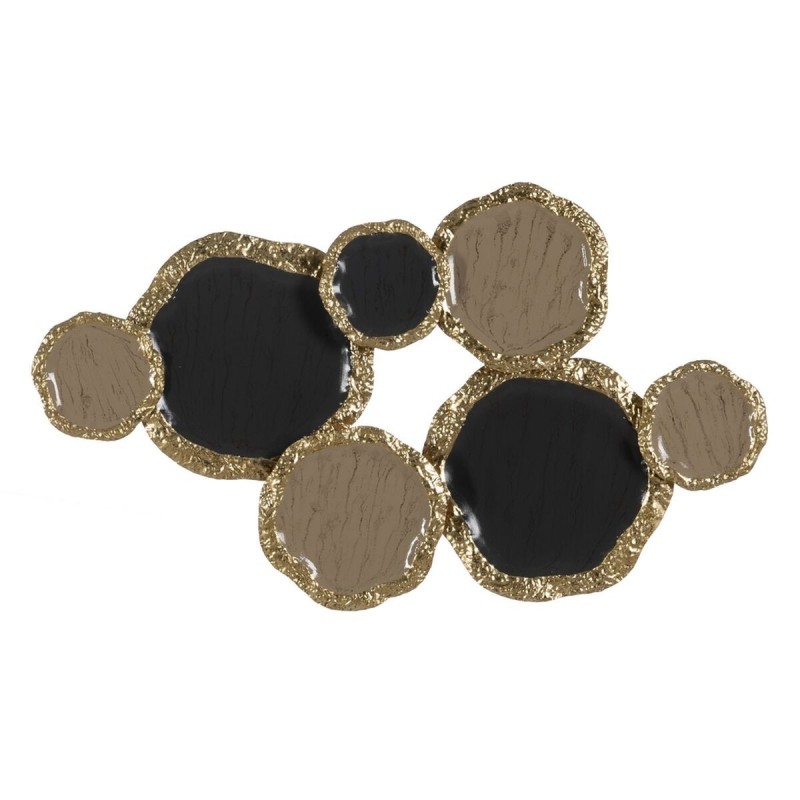 Decorazione da Parete Geometrico Beige Dorato Ferro 95,3 x 6,4 x 54,6 cm