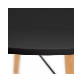 Tavolo Nero Naturale 80 x 80 x 75 cm