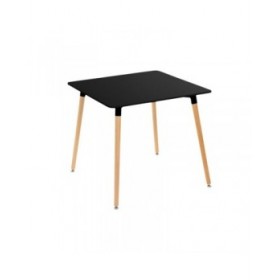 Tavolo Nero Naturale 80 x 80 x 75 cm