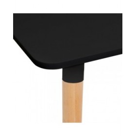 Tavolo Nero Naturale 80 x 80 x 75 cm