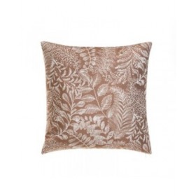Cuscino EDÉN Bianco Beige Stampato Velluto 45 x 8 x 45 cm
