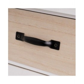 Scatola-Portagioie LEAVES Bianco Grigio Naturale Legno MDF 17 x 11 x 31 cm