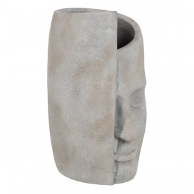 Vaso Grigio Cemento Viso 21 x 18 x 32,5 cm