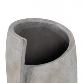 Vaso Grigio Cemento Viso 21 x 18 x 32,5 cm