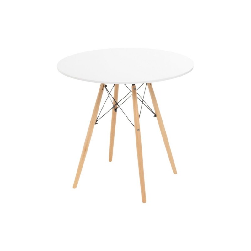 Tavolo Bianco Naturale 80 x 80 x 74 cm