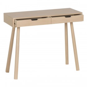 Console Naturale Legno di pino Legno MDF 90 x 35 x 75 cm