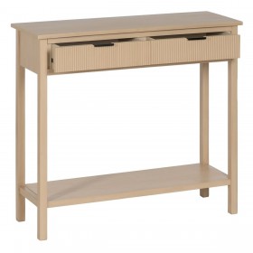 Console Naturale Legno di pino Legno MDF 90 x 30 x 81 cm