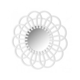 Specchio da parete Bianco 48 x 1,5 x 48 cm