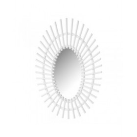 Specchio da parete Bianco 35 x 1,5 x 50 cm