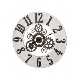 Orologio da Parete Multicolore Metallo Legno MDF 68 x 3,5 x 68 cm
