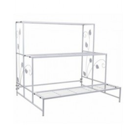 Supporto per Vaso Alexandra House Living Bianco Ferro 66 x 74 x 80 cm