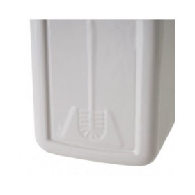 Scopino per il Bagno Bianco Ceramica 11 x 11 x 30 cm