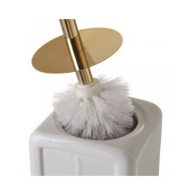 Scopino per il Bagno Bianco Ceramica 11 x 11 x 30 cm