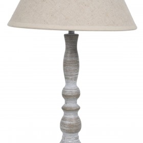 Lampada da tavolo Beige Grigio 60 W 220-240 V 20 x 20 x 34 cm