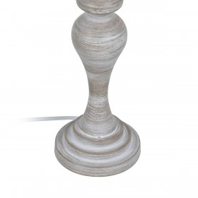 Lampada da tavolo Beige Grigio 60 W 220-240 V 25 x 25 x 50 cm