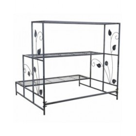Supporto per Vaso Alexandra House Living Grigio Ferro 66 x 74 x 80 cm