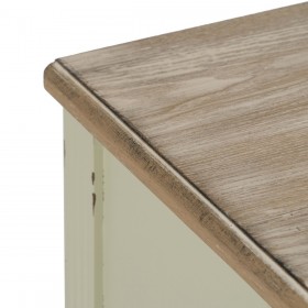 Comodino Beige Naturale Legno di abete DMF 45 x 35 x 65 cm