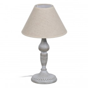 Lampada da tavolo Beige Grigio 60 W 220-240 V 20 x 20 x 34 cm