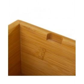 Statua Decorativa Argentato Naturale Metallo Bambù 16 x 16 x 11 cm