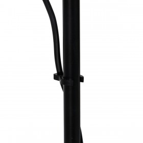 Lampada da tavolo Nero Beige Legno Ferro 220 -240 V 16 x 13 x 52 cm