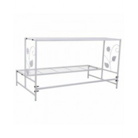 Supporto per Vaso Alexandra House Living Bianco Ferro 44 x 44 x 80 cm
