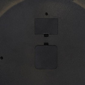 Orologio da Parete Nero Dorato Ferro 46 x 7 x 46 cm
