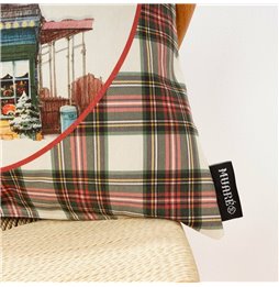 Applique da Parete Nero Beige Legno Ferro 220-240 V 21 x 14 x 17 cm