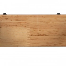 Applique da Parete Nero Beige Legno Ferro A 220-240 V 36 x 21 x 17 cm