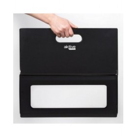 Barbecue Portatile Aktive Nero Acciaio Ferro 45 x 30 x 29 cm