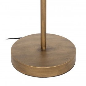 Lampada da Terra Beige Naturale Metallo 48,5 x 48,5 x 162 cm