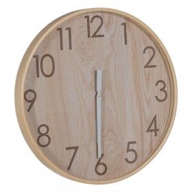 Orologio da Parete Naturale Legno 60 x 60 x 5,5 cm