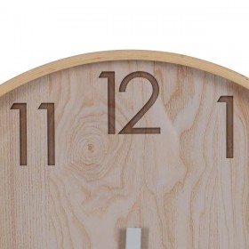Orologio da Parete Naturale Legno 60 x 60 x 5,5 cm