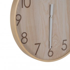 Orologio da Parete Naturale Legno 60 x 60 x 5,5 cm