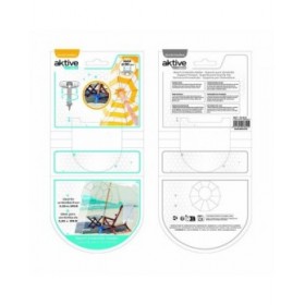 Appendino per ombrellone Aktive Plastica 18,5 x 40,5 x 8 cm (6 Unità)